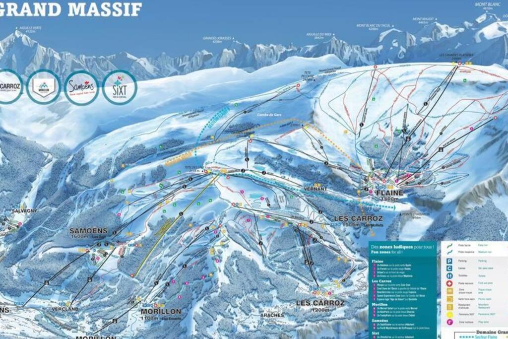 Appartement Samoens Centre 5 Pers. Villa Monette Екстер'єр фото